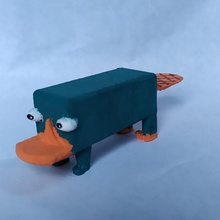 perry platypus cartoon cute easyprint phineas pherb ferb furb forb farb needssupport easyyyy 3d print model - Mito3D
