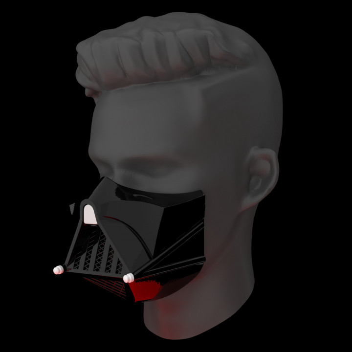 Darth Vader maskesi ulaşılabilirlik kask maske Yıldız Savaşları korona anakin koronavirüs covid 19 3D print model - Mito3D