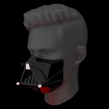 Darth Vader maskesi ulaşılabilirlik kask maske Yıldız Savaşları korona anakin koronavirüs covid 19 3d print model - Mito3D