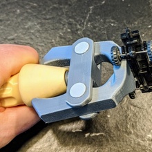 druckbar Hand Schraubstock Laster 3d print model - Mito3D