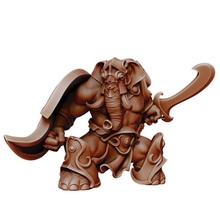 elefanti tavolo draghi dungeon fantasia warhammer miniatura elefante dnd loxodon 3d print model - Mito3D