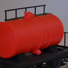 tanque carro jardim ferroviária g escala 45 mm brinquedos games 3d print model - Mito3D
