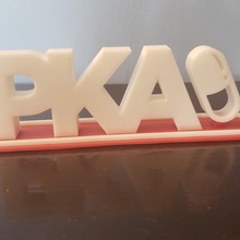 pka desk ornament painkiller woodysgamertag fpsrussia 3d print model - Mito3D