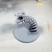 hueso serpiente blanco continuar mini miniaturas esqueleto muertos vivientes miniatura mesa minis esquelético 28mm dnd mazmorras dragones pionero Castlevania 3d print model - Mito3D