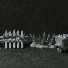 barricadas tampo mesa floresta madeira guerras masmorras Dragões dnd goblins espalhamento 3d print model - Mito3D