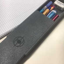 matita Astuccio guaina penna scatola astuccio materiale scolastico occhio elena 3d print model - Mito3D