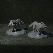 Lobos tampo mesa 3d print model - Mito3D