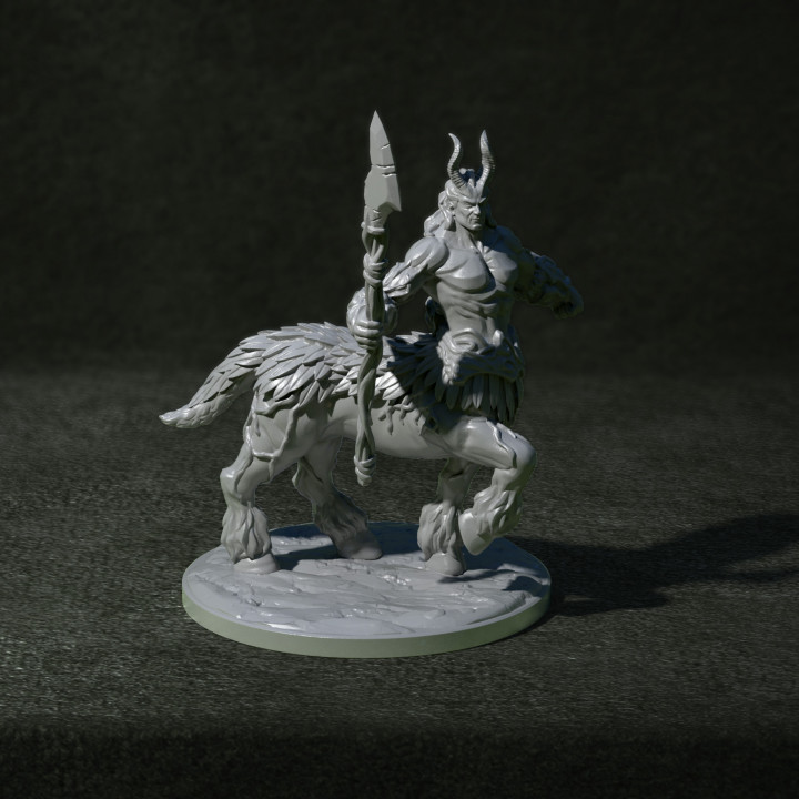 forest centaur tabletop 3D print model - Mito3D