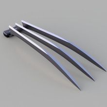 wolverine claws props & cosplay claw cool action halloween marvel metal prop superhero toys weapon xmen knife comics blade replica popculture logan wolverineclaws loganclaws 3d print model - Mito3D