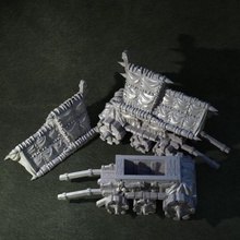 marchande Chariot table 3d print model - Mito3D