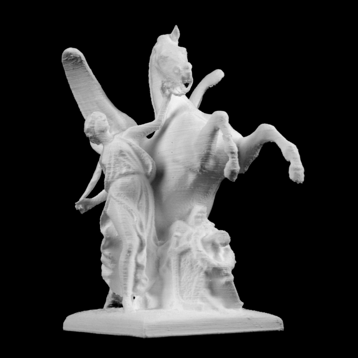 pheme celebración pegasus union des mus nationaux parís scan 3D print model - Mito3D