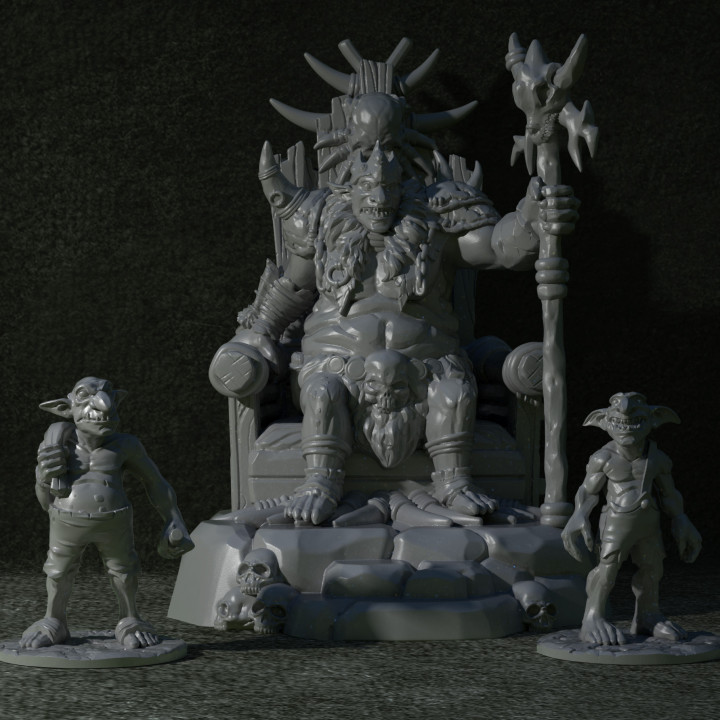 Kobold verbreitet 1 Tischplatte 3D print model - Mito3D