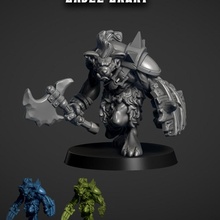 bulck grassbreath tavolo draghi dungeon mini miniature scolpire nemico gioco gnoll 3d print model - Mito3D