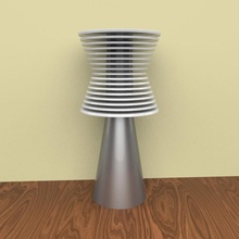 gestreift Lampe 3d print model - Mito3D