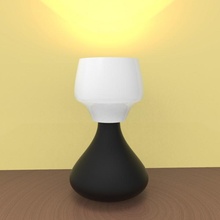 organic lamp 3d print model - Mito3D