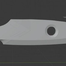 cazador cuchillo 3d print model - Mito3D