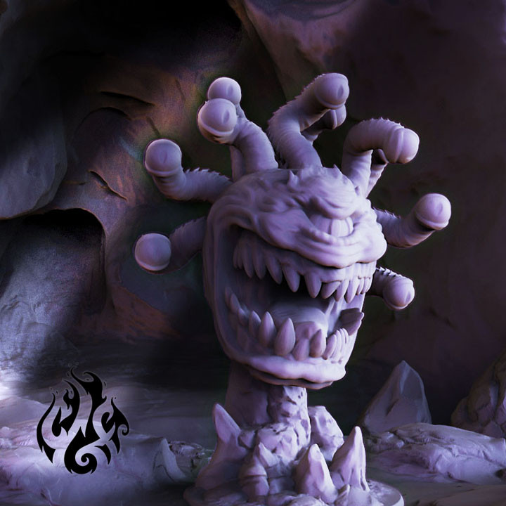 quladraunh everwatcher tabletop fantasy god miniatures rpg dnd tabletopgames foundry beholder dungeonanddragon fantasyminiatures dndmonsters crippled crippledgodfoundry 3D print model - Mito3D