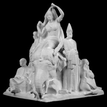 asiático albert memorial south kensington londres scan 3d print model - Mito3D