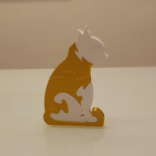 puzzle cat toys & games design simple simplify3d pursa solidwork 3d print model - Mito3D
