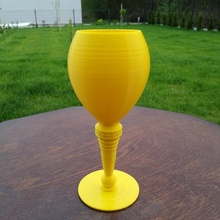 decoration cup glass goblet vine 3d print model - Mito3D