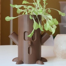 Kirby fouet bois arbre patron plante pot jouets Jeux nintendo jeu jardin Ménage jardinage planteur 3d print model - Mito3D