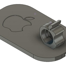 elma izlemek iphone yanaşma istasyon gadget'lar elektronik kablo rıhtım beyaz yatak şarj cihazı kablosuz güç 10 Liman Anker yönetim 3d print model - Mito3D