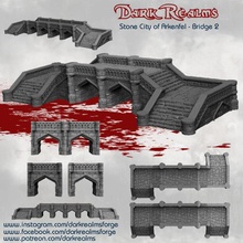 arkenfel - bridge 2 tabletop modular terrain warhammer d&d frostgrave mordheim aos 3d print model - Mito3D