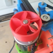 500w spindle fan airfoil diy 3dprinted cnc 3d print model - Mito3D
