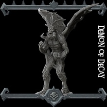 demônio decair tampo mesa 3d print model - Mito3D