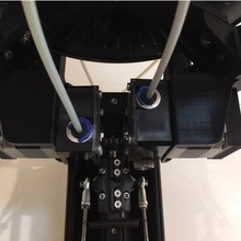 doble extrusora delta impresora montar Kossel Bowden 3d print model - Mito3D