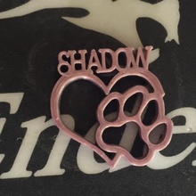 love dog shadow & garden tinkercad 3d print model - Mito3D