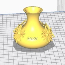 mothers day vase 3d print model - Mito3D