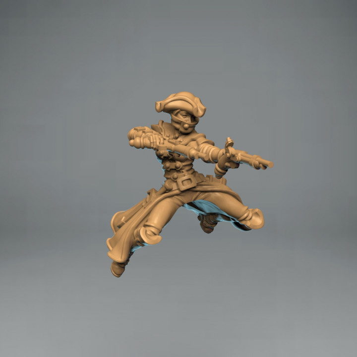 cazador jinete 4 mesa 3D print model - Mito3D