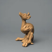 perro familiar mesa 3d print model - Mito3D