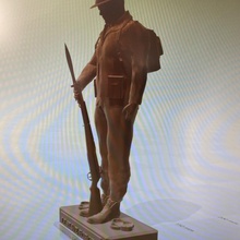 remembrance day soldier 3d print model - Mito3D