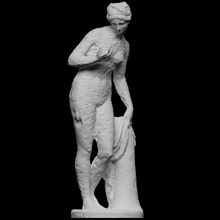 Venüs elma taramak tanrıça Yunan mitoloji heykel mermer 3dprint 3dscan 3d print model - Mito3D