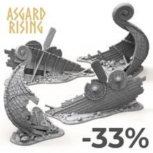 drakkar carpintero ruina presupuesto mesa Embarcacion terreno vikingos escénico 3d print model - Mito3D