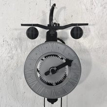 antic orologio giardino meccanico foglio limite 3d print model - Mito3D