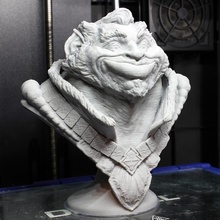 pappa Orkington esculpir timelapse busto criatura cara fantasía fdm cabeza monstruo orco escultura sonreír zbrush personaje vídeo Sla resina contento dnd bendansie 3d print model - Mito3D