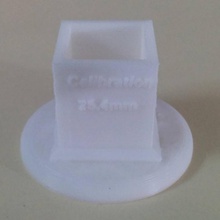 25mm printer accuracy test cube build 3d 3d print model - Mito3D