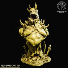 geôlier buste table démon sombre fantaisie monstre Mort vivant mage dnd pointes 3d print model - Mito3D