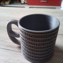 kaffeetasse pi Kaffee Tasse tasse 3d print model - Mito3D