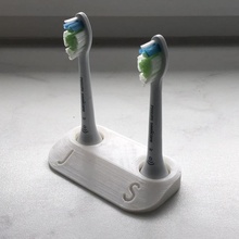 philips sonicare escova dente cabeça suporte jardim banheiro ficar pé banho 3d print model - Mito3D