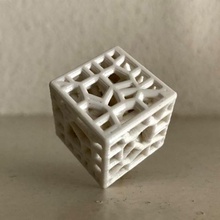 zadd étalonnage cube treillis 3d print model - Mito3D