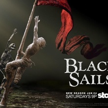 negro paño intro escultura pirata mar Embarcacion barco tv serie esqueleto velas negras 3d print model - Mito3D