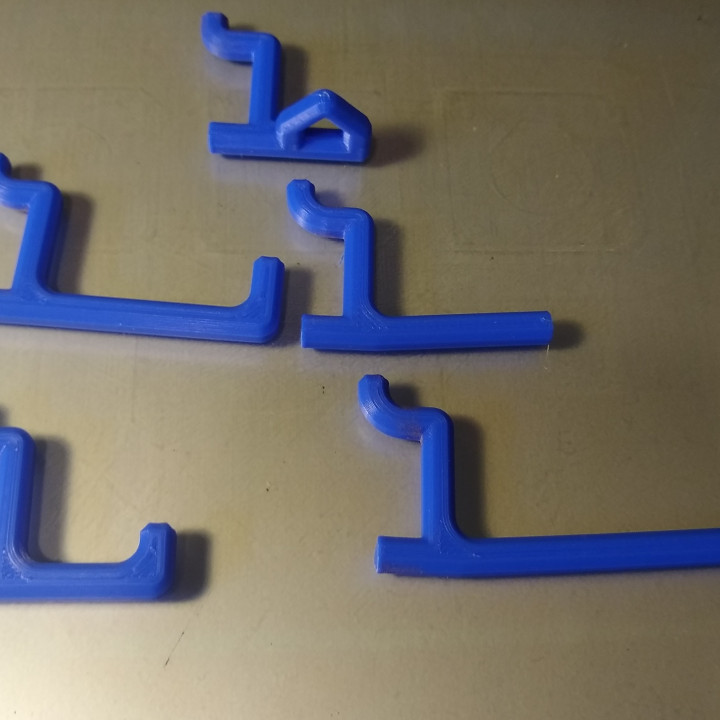 panneau perforé insérer collection titulaire soutien planche crochet cheville droit boucle 3D print model - Mito3D