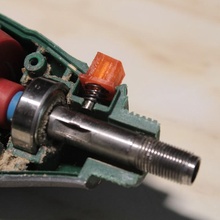 spindle lock parkside grinder pen dremel lidl spindlelock 3d print model - Mito3D