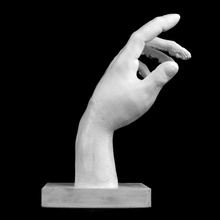 hand adam - creation man mus rodin paris scan 3d print model - Mito3D