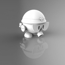 design job support free game character metal daddy model 3d print model - Mito3D