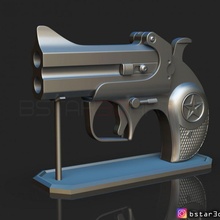 mão arma fogo vinculo braços loja acessórios pequeno brinquedos cosplay shortgun bond arms bondarmsgun 3d print model - Mito3D
